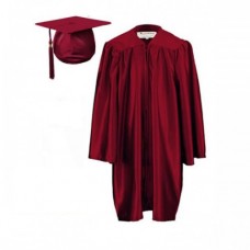 Graduation Gown Set in Satin Finish